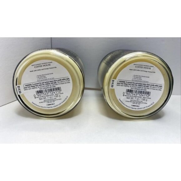 Bath & Body Works Seattle - Coffee House Single Wick Candle LOT of 2 HTF Rare - Picture 2 of 9